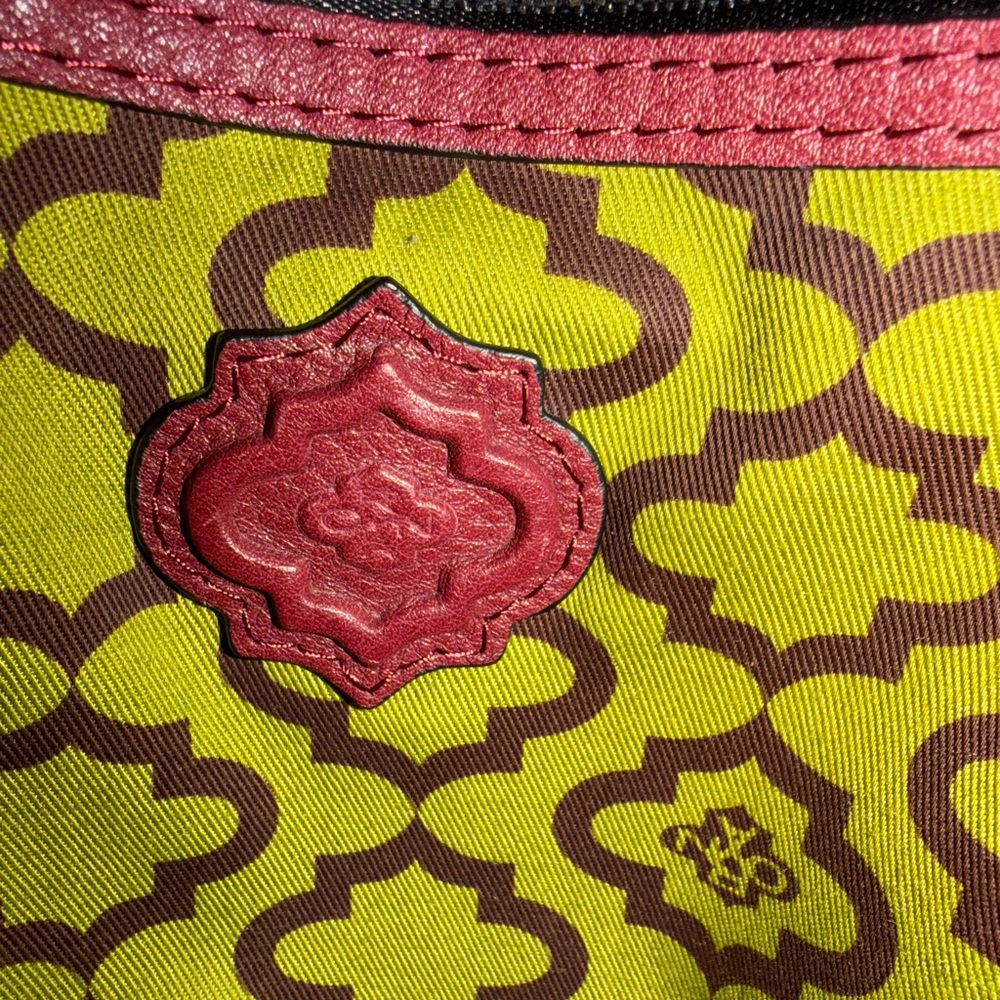 orYANY Burgundy Cassie Leather Satchel Shoulder Crossbody EUC - Picture 10 of 13